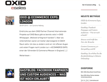 Tablet Screenshot of blog.oxid-esales.com
